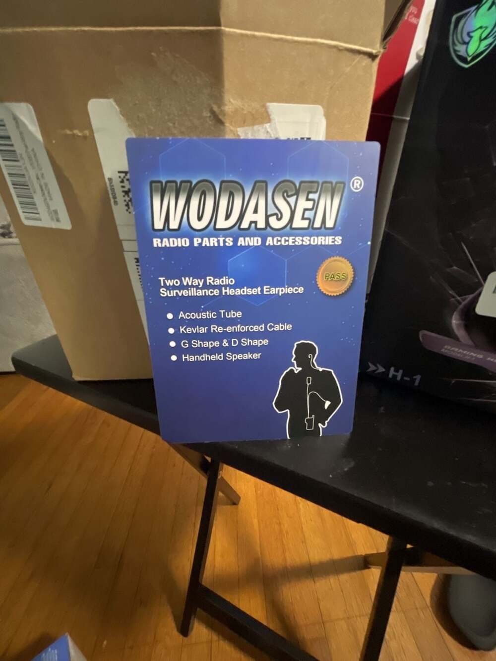 Wodasen Two Way Radio Surveillance Headset Earpiece